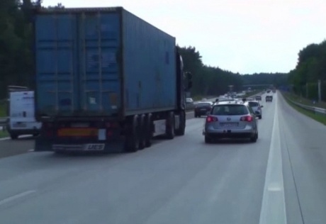 Autonomous Drive on AVUS